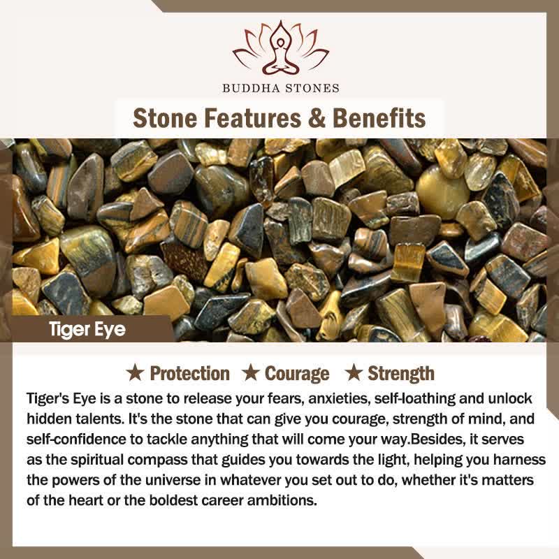 FREE Today: Courage and Strength Tiger Eye Lava Rock Hematite Beads Bracelet