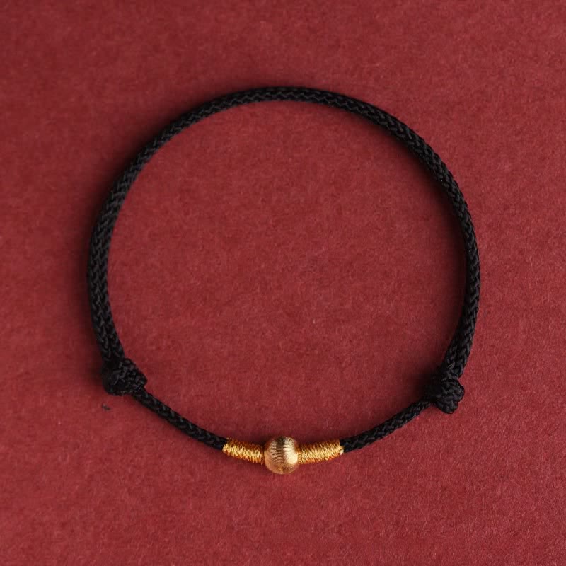 Buddha Stones Red String Hand-Woven Protection Bracelet Anklet