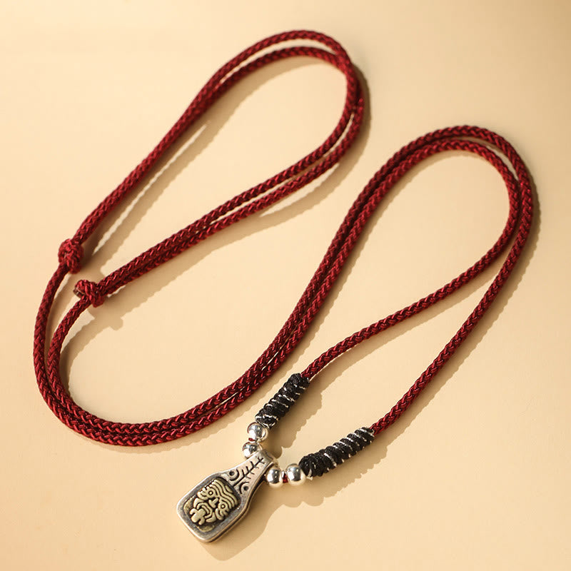 925 sterling silver Zakiram rope pendant — view 2