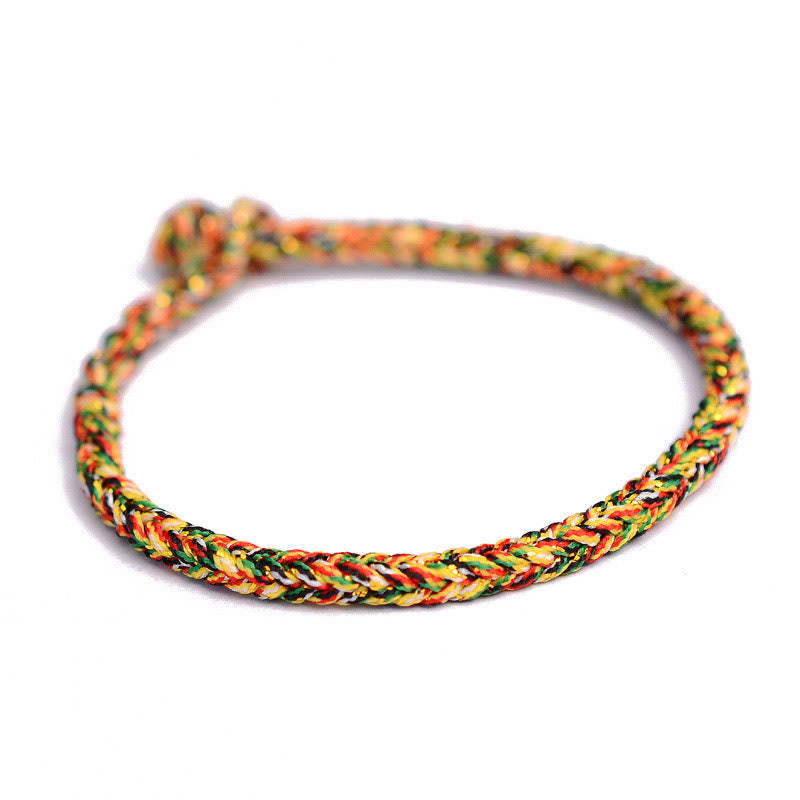 Handwoven Eight-Thread Knot Bracelet — view 11