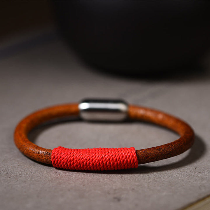 Five-element leather buckle bracelet — view 13