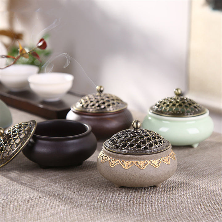 Ceramic Mosquito Repellent Incense Burner