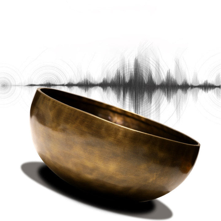 Tibetan meditation singing bowl set — view 6
