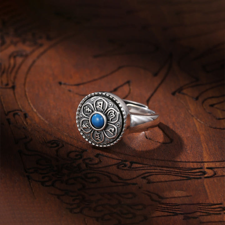 Tibetan mantra rotatable ring — view 11