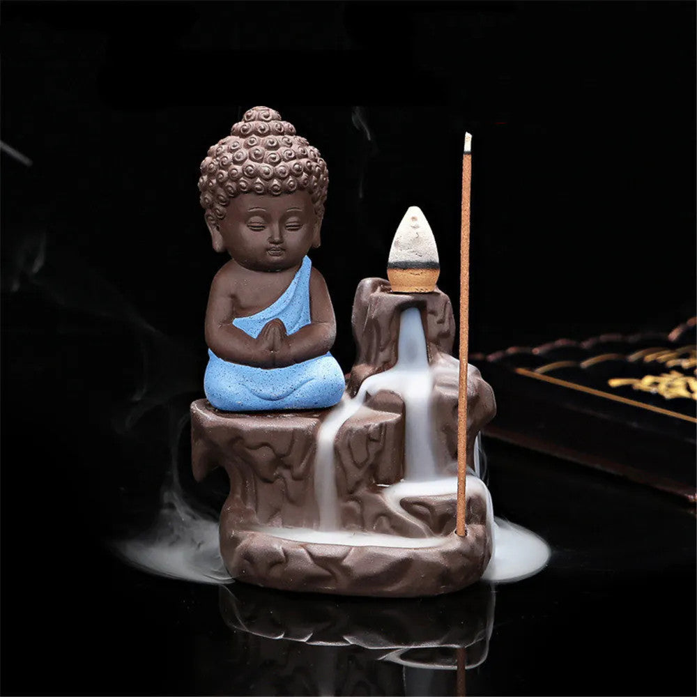 The Little Monk Censer Buddha Incense Holder Backflow Incense Burner