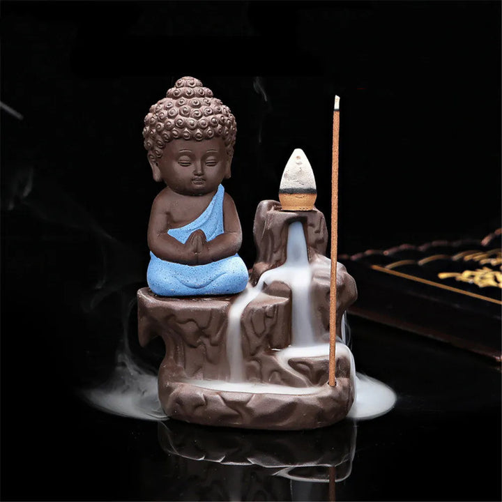 The Little Monk Censer Buddha Incense Holder Backflow Incense Burner