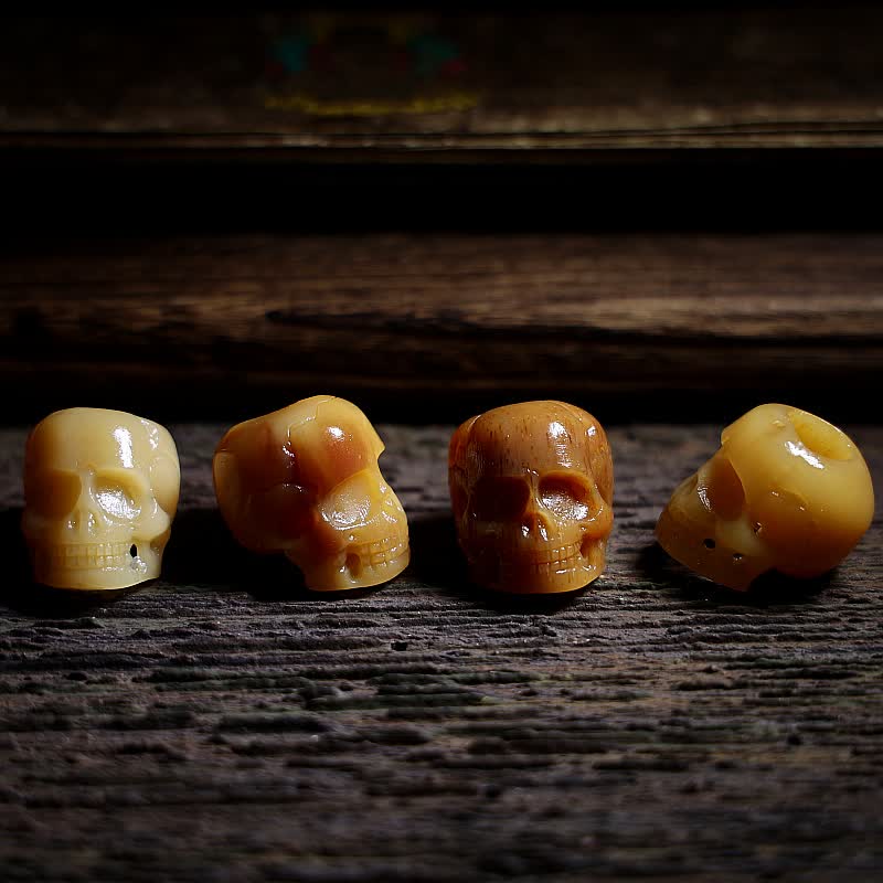 Buddha Stones Tibetan Camel Bone Skull Protection Necklace Pendant Necklaces & Pendants BS 8