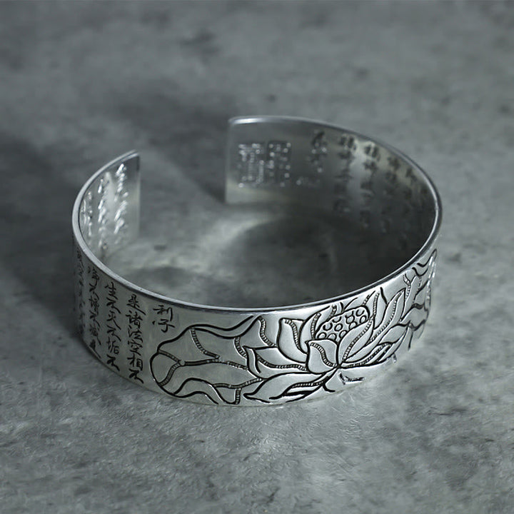 Lotus white copper adjustable bracelet — view 7