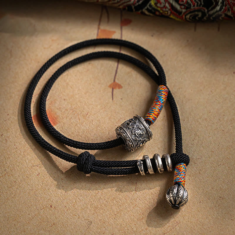 Tibetan mantra double-wrap bracelet — view 1