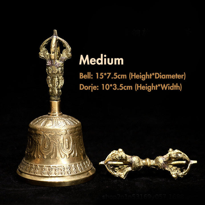 Tibetan Bell & Dorje Vajra Set — view 15