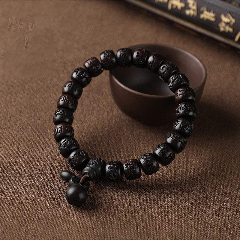 Buddha Stones Tibetan Lightning Strike Wood Protection Bracelet Bracelet BS 2