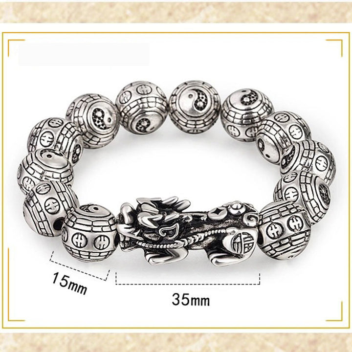Buddha Stones Tibetan FengShui PiXiu Wealth Bracelet Bracelet BS 15mm