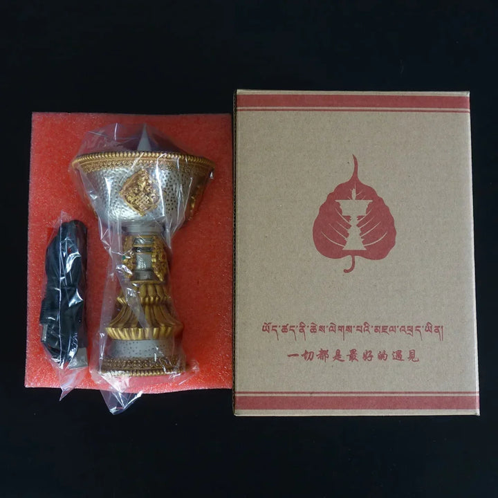 Tibetan Electronic Led Candle Butter Lamp