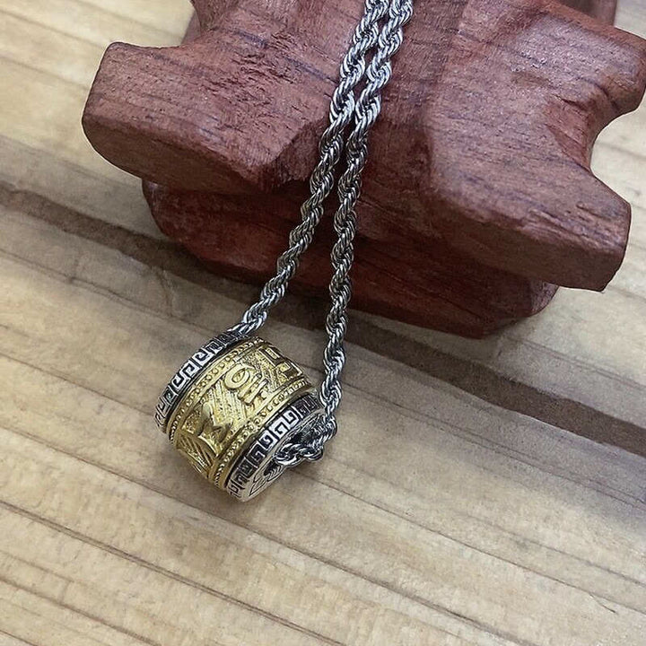 Tibetan mantra pendant — view 6