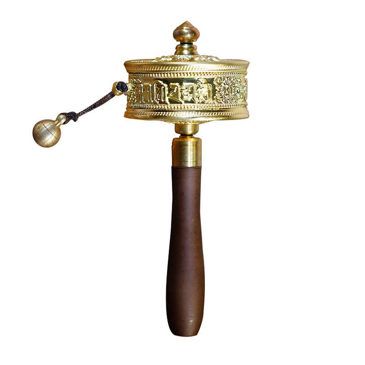 Tibetan sandalwood prayer wheel decoration — view 8