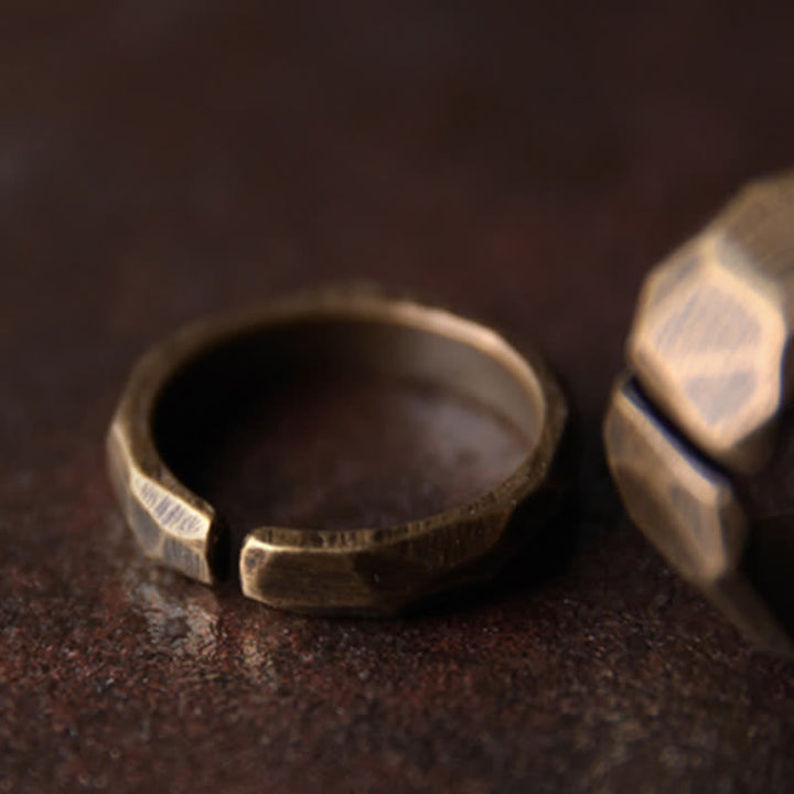 Tibetan simple copper ring — view 7