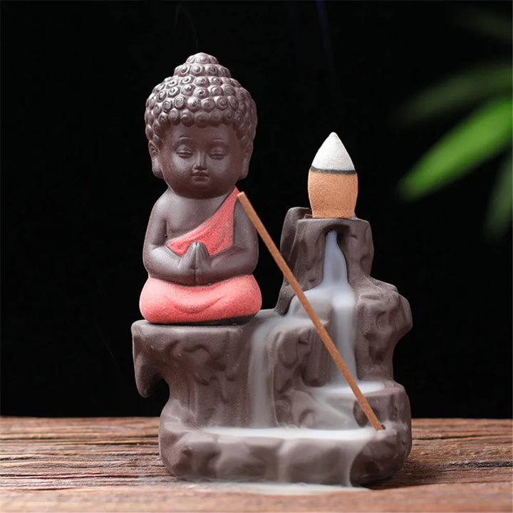 The Little Monk Censer Buddha Incense Holder Backflow Incense Burner