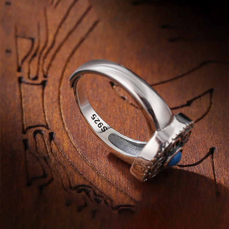 Tibetan mantra rotatable ring — view 13