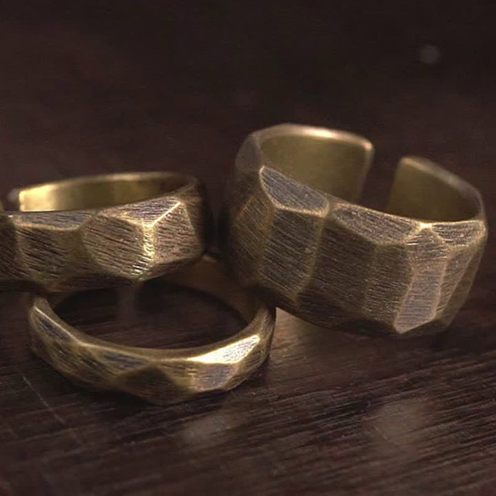 Tibetan simple copper ring — view 3