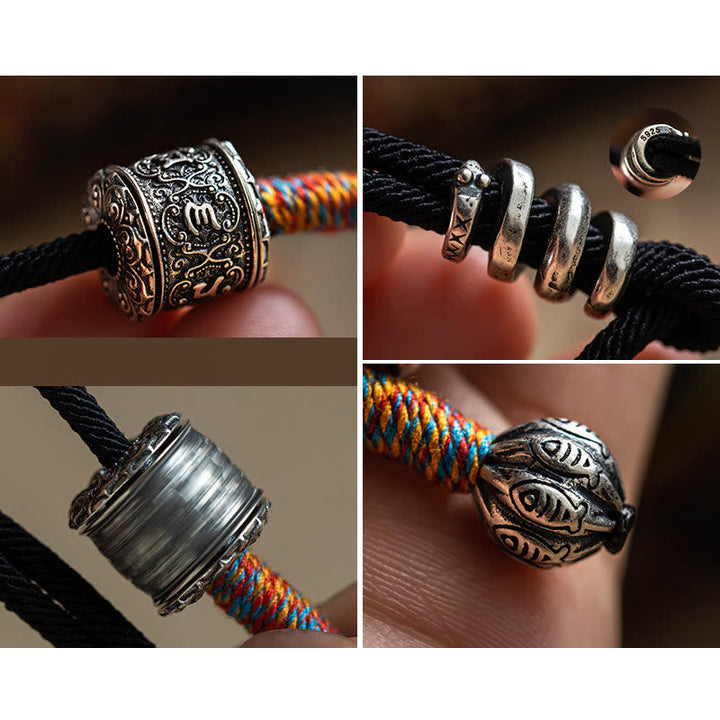 Tibetan mantra double-wrap bracelet — view 15