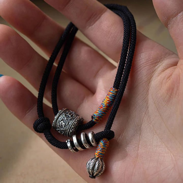 Tibetan mantra double-wrap bracelet — view 10