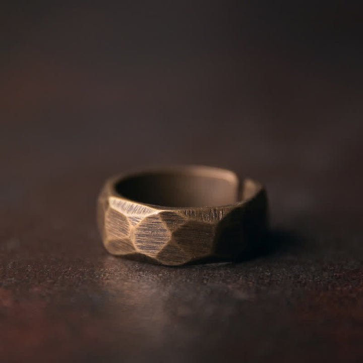 Tibetan simple copper ring — view 10