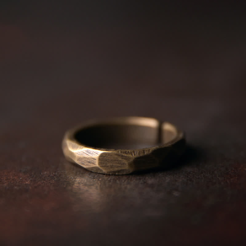 Tibetan simple copper ring — view 1