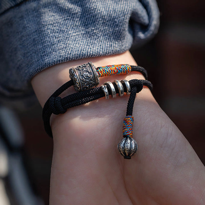 Tibetan mantra double-wrap bracelet — view 13