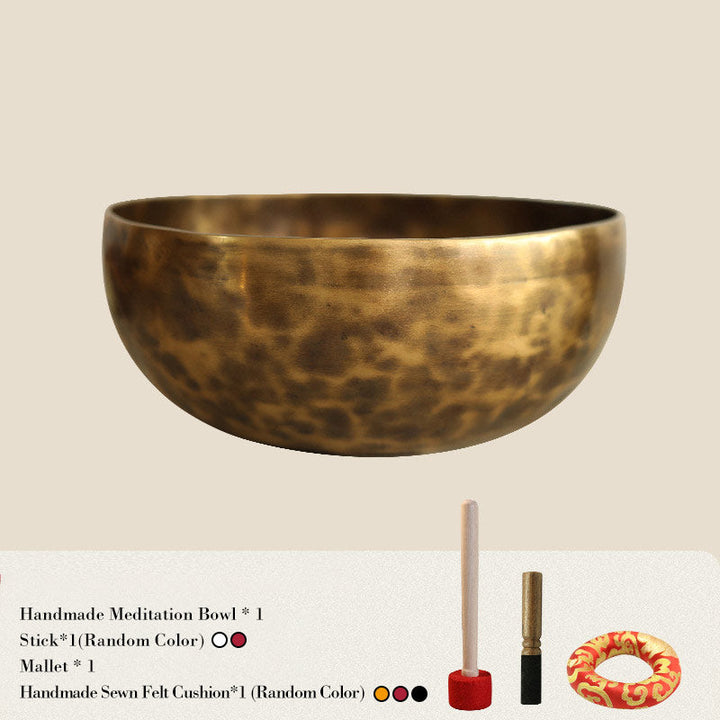 Tibetan meditation singing bowl set — view 4