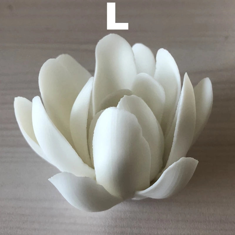 Ceramic White Lotus Incense Stick Holder