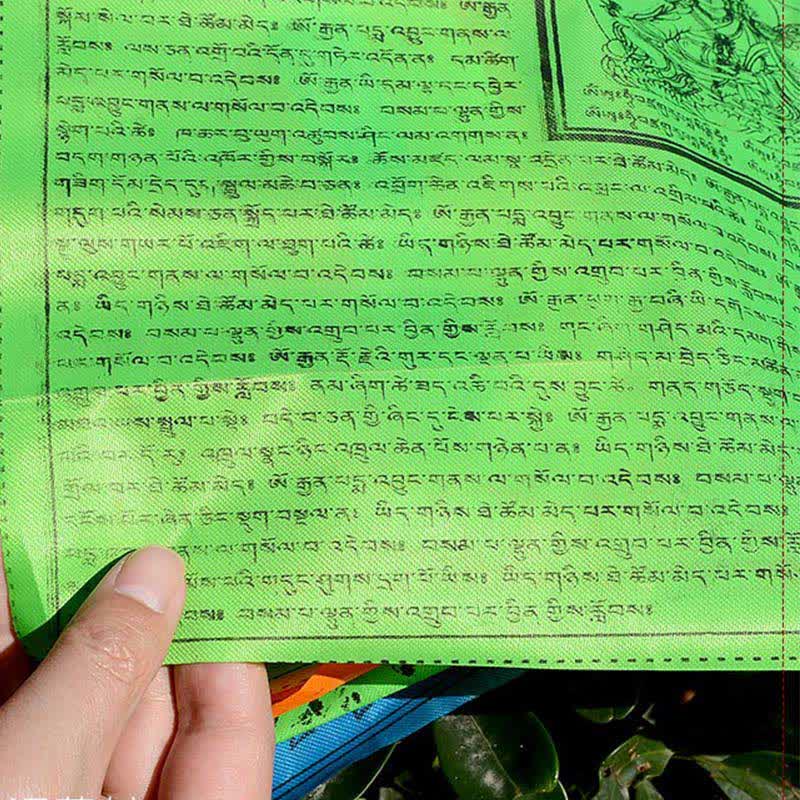 Five-color Windhorse prayer flags — view 23