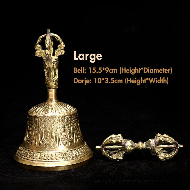 Tibetan Bell & Dorje Vajra Set — view 16