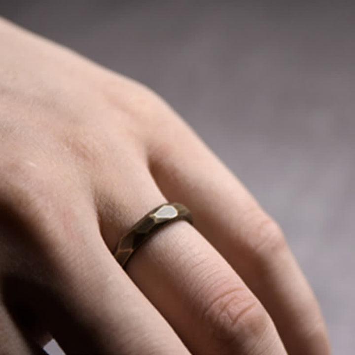Tibetan simple copper ring — view 5