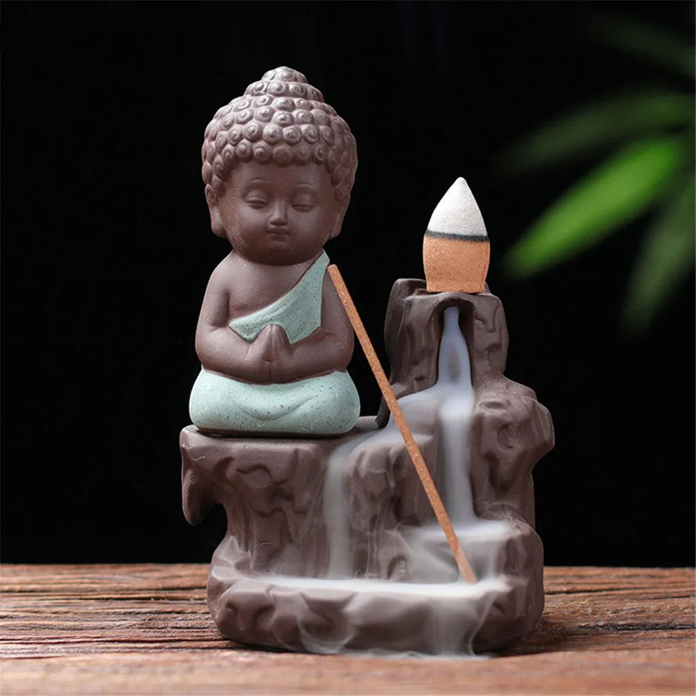 The Little Monk Censer Buddha Incense Holder Backflow Incense Burner