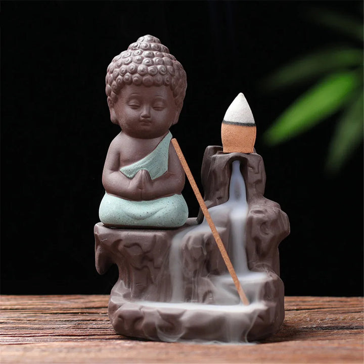 The Little Monk Censer Buddha Incense Holder Backflow Incense Burner