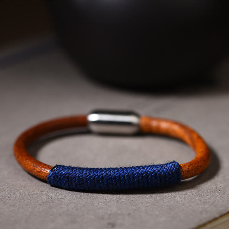 Five-element leather buckle bracelet — view 9