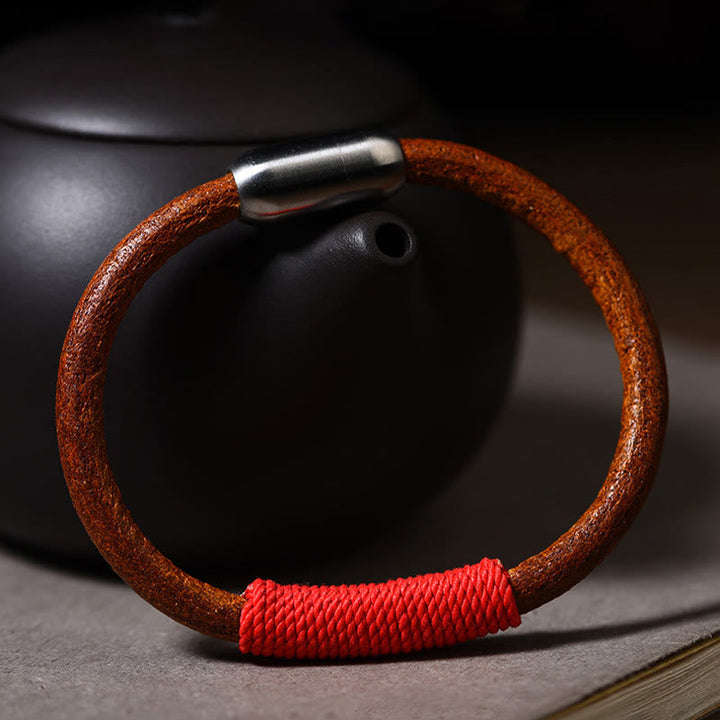 Five-element leather buckle bracelet — view 14