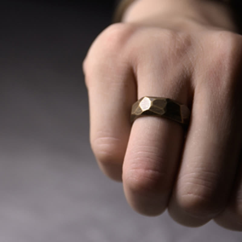 Tibetan simple copper ring — view 12