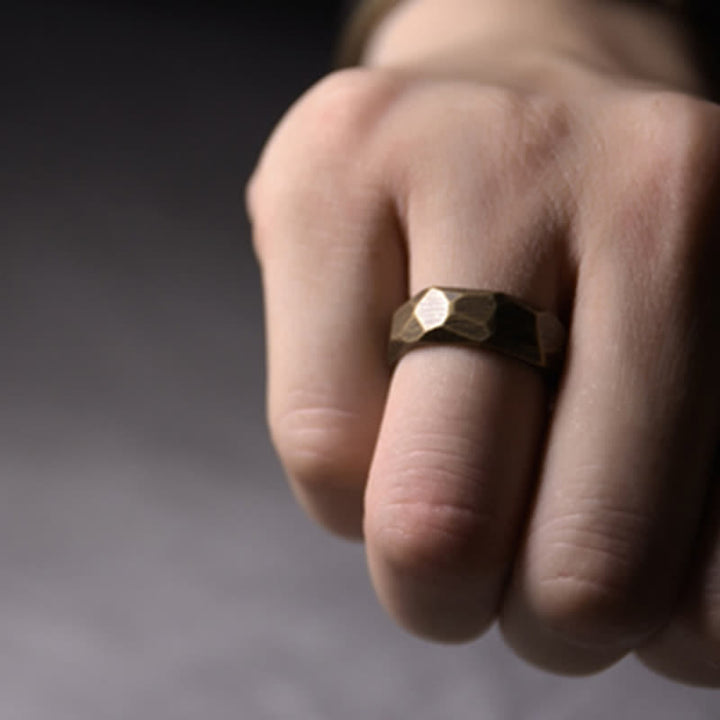 Tibetan simple copper ring — view 12