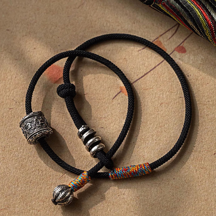 Tibetan mantra double-wrap bracelet — view 14