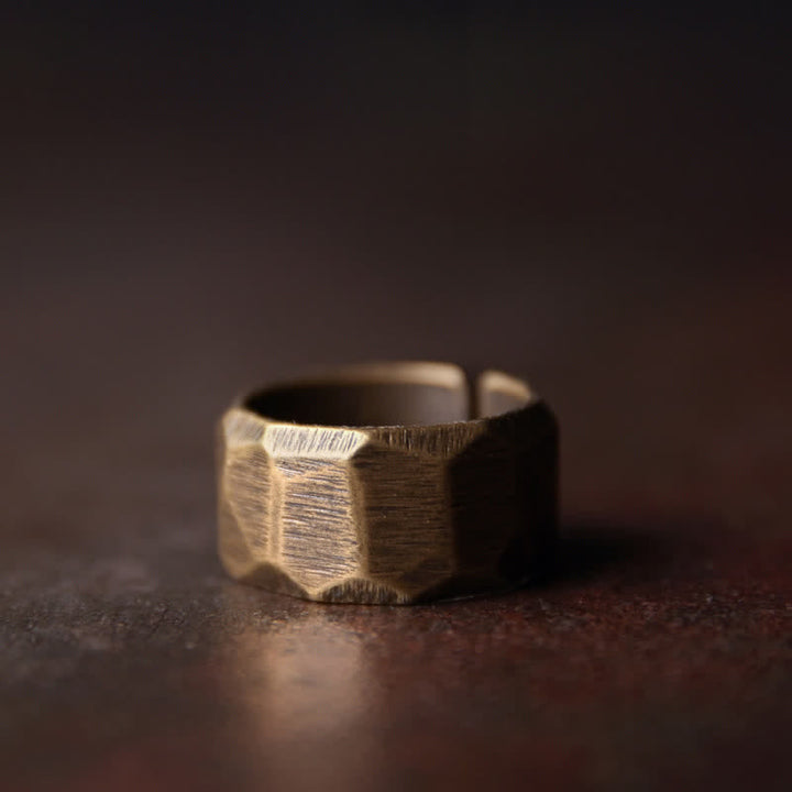 Tibetan simple copper ring — view 16