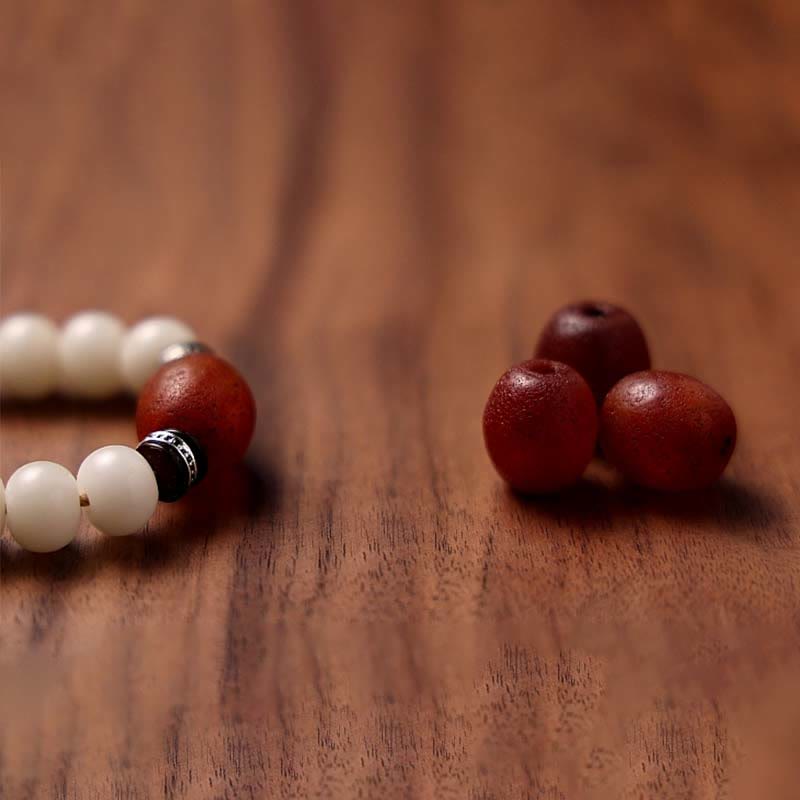 108 bodhi seed and Dzi bead mala — view 6