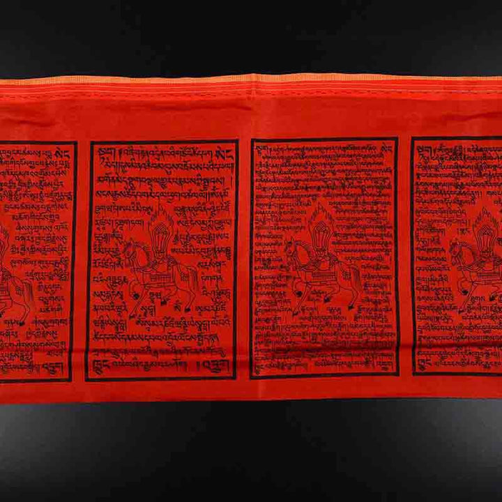 Five-color Windhorse prayer flags — view 14