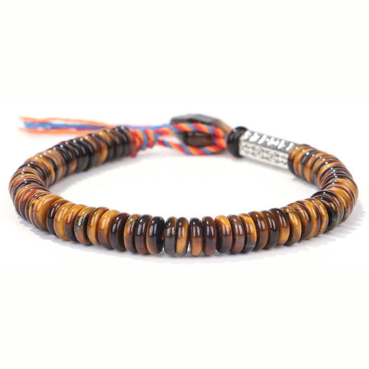 Tiger eye mantra bracelet — view 11