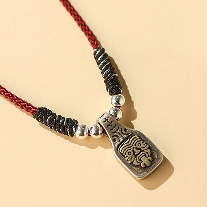 925 sterling silver Zakiram rope pendant — view 4