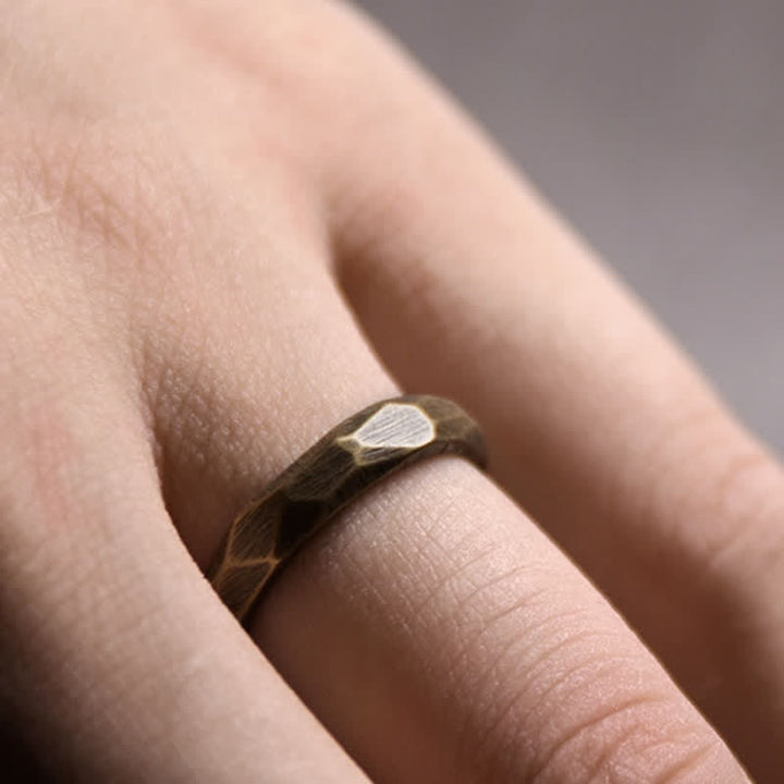 Tibetan simple copper ring — view 6