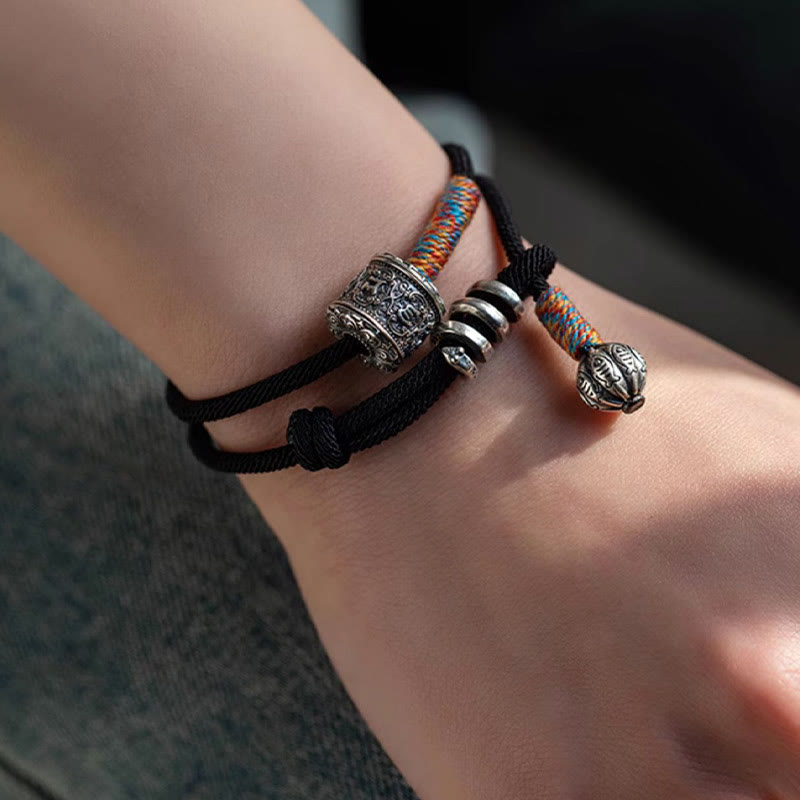 Tibetan mantra double-wrap bracelet — view 11