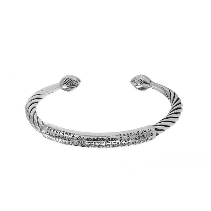Om Mani Padme Hum copper cuff bracelet — view 13