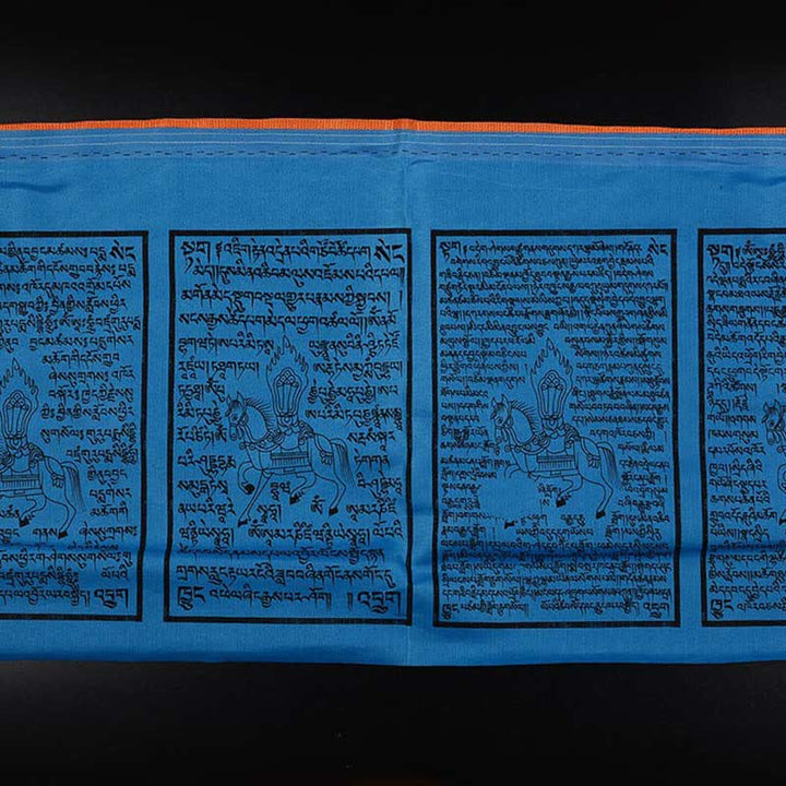 Five-color Windhorse prayer flags — view 17