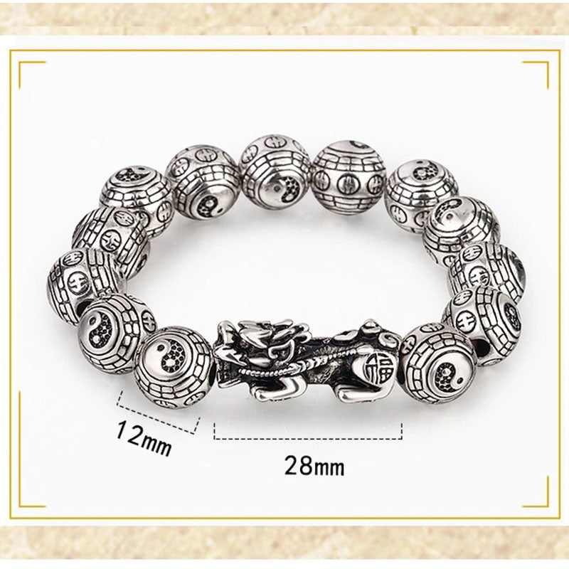 Buddha Stones Tibetan FengShui PiXiu Wealth Bracelet Bracelet BS 12mm